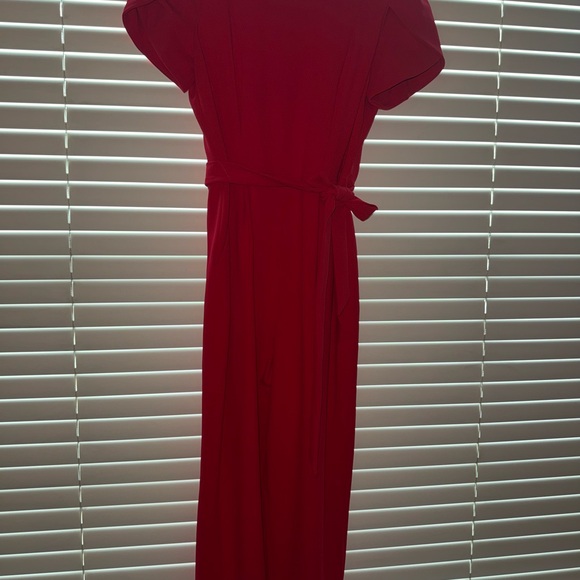 Calvin Klein Elegant Red Pantsuit - Picture 1 of 3